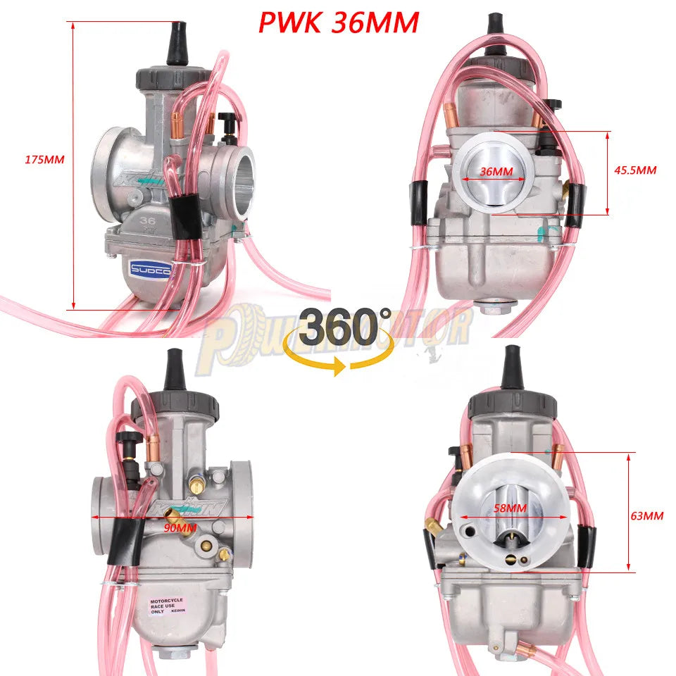 PWK Carburetor 33–42mm Racing Dirt Bike