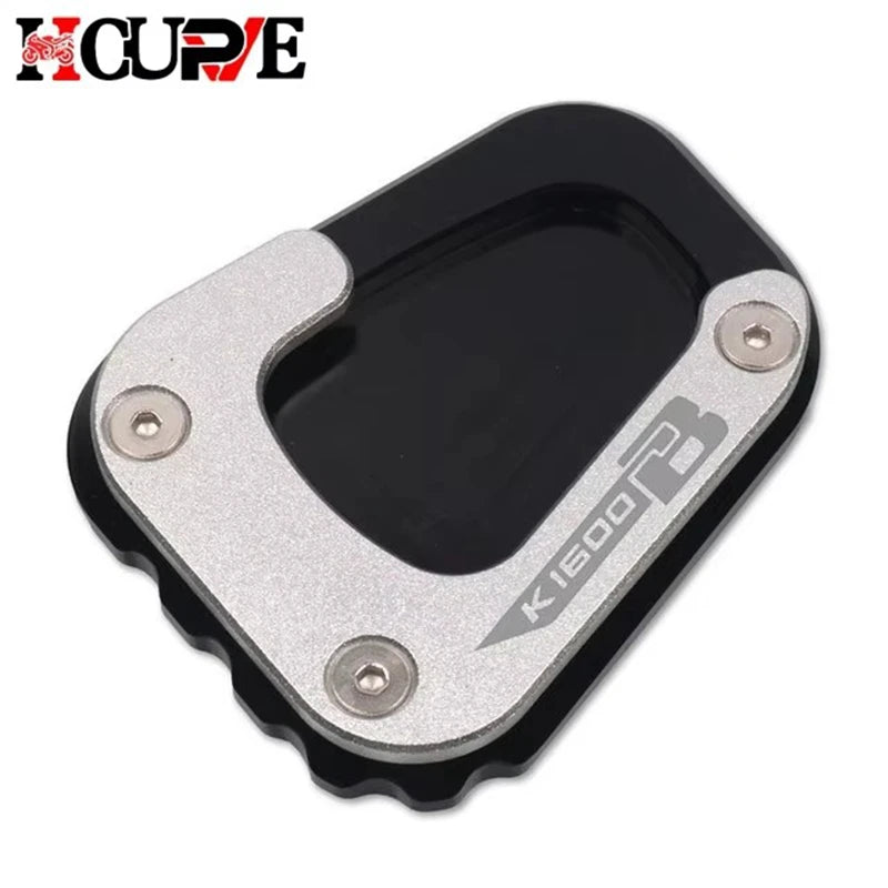 Motorcycle Kickstand Foot Side Stand Extension Pad Support Plate Enlarge For K1600B K1600GT K1600GTL K1600 B GT GTL 2017-2024 – HICurves CNC Aluminum Titanium Silver Black