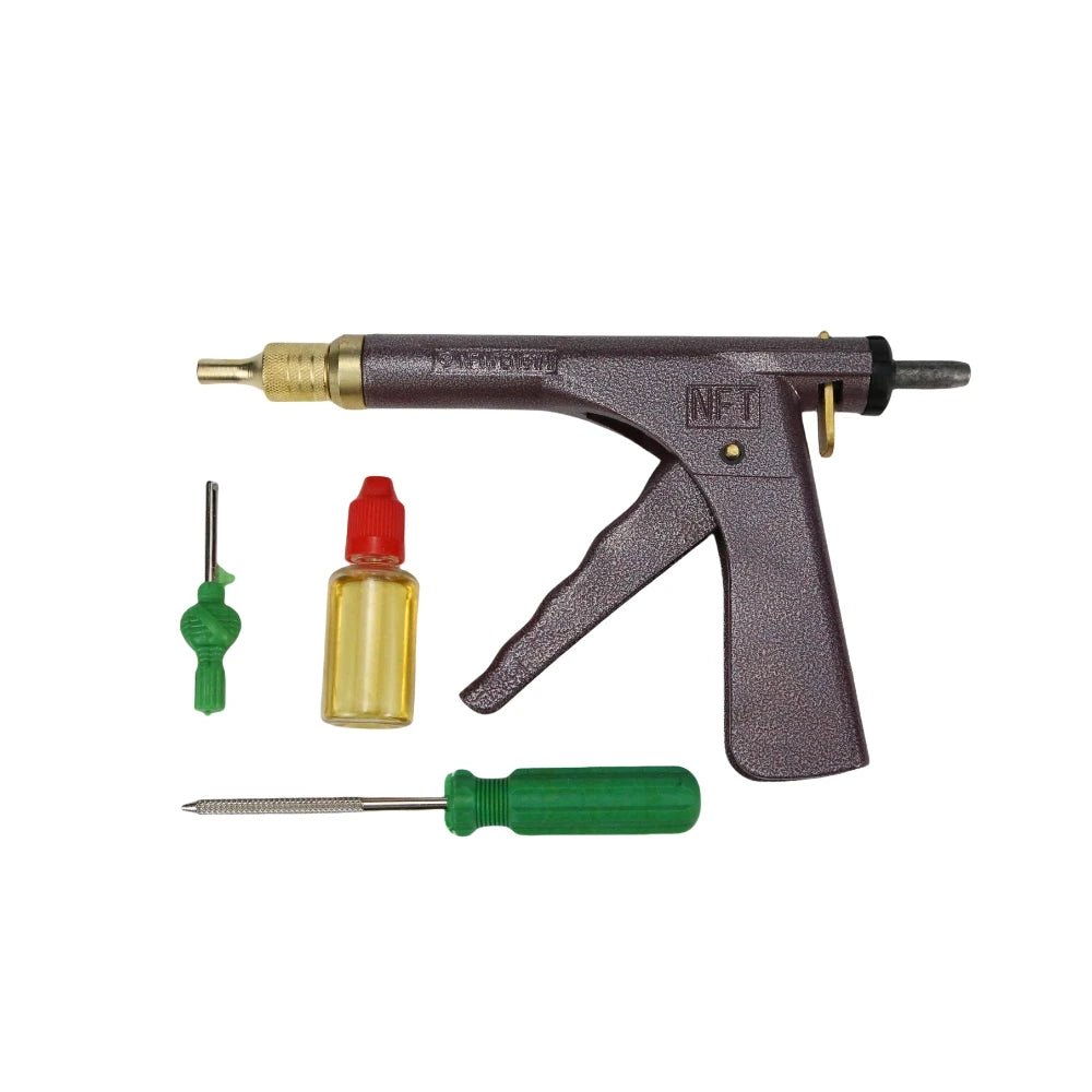 Tubeless Tire Repair Puncture Plug Gun Kit with Mushroom Plugs – Car Motorcycle Bike – $66
