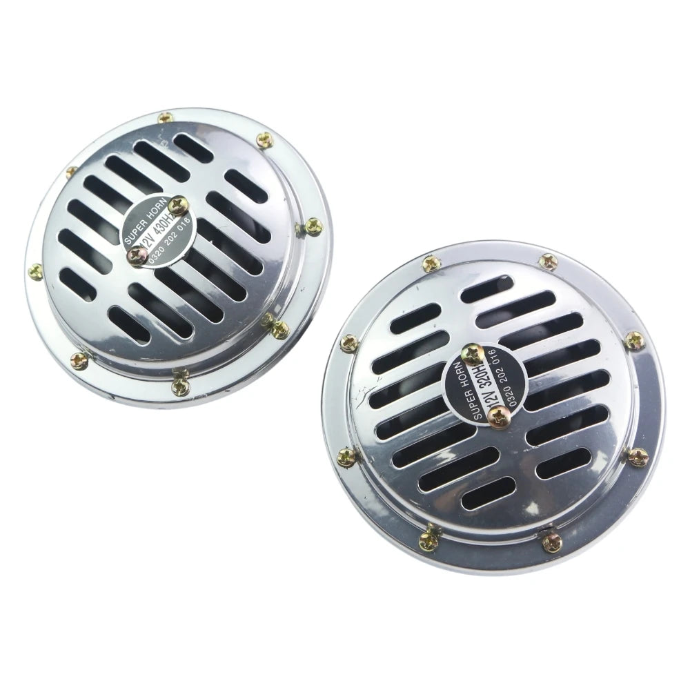 Motorcycle Horn – 12V Super Loud High & Low Tone Waterproof Horn