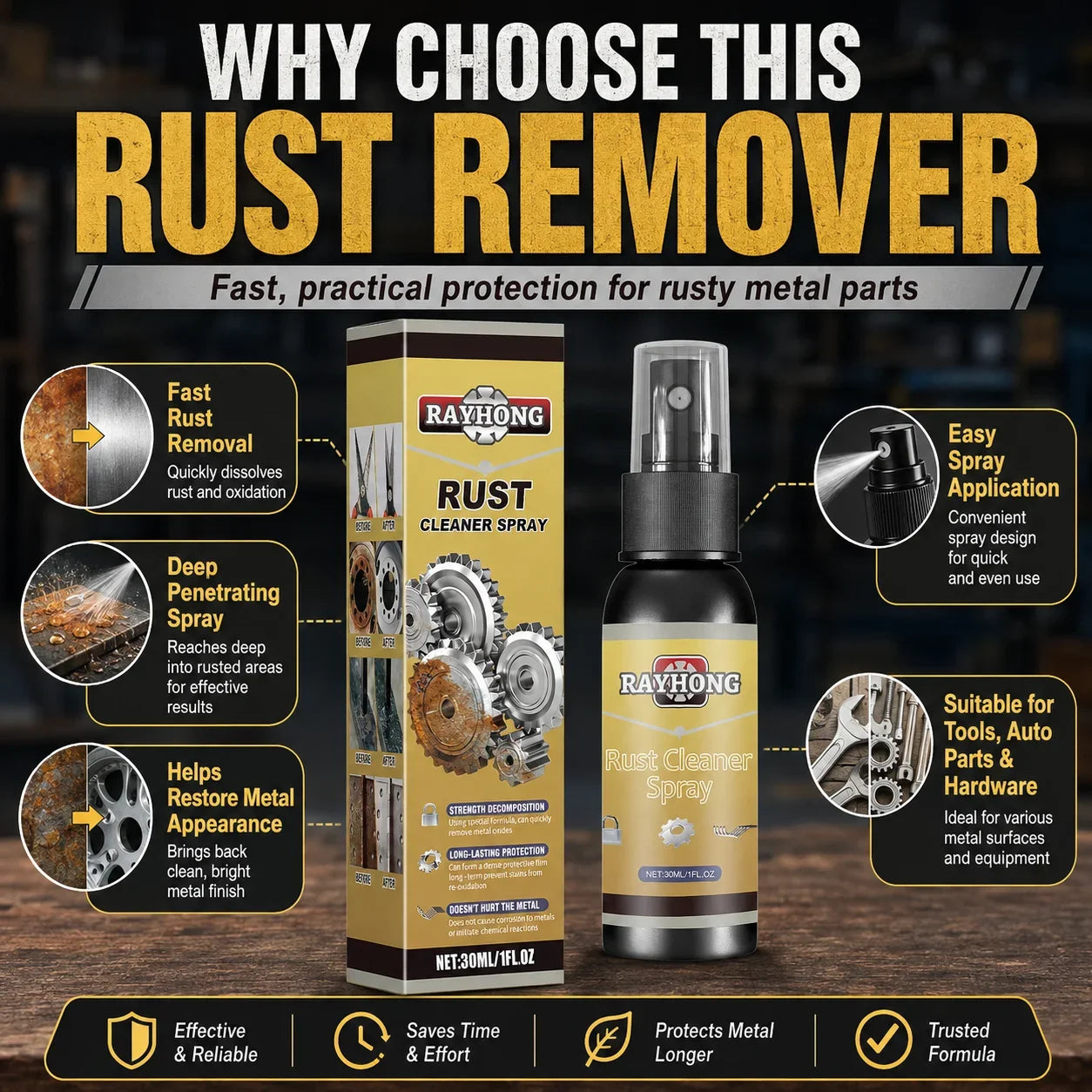 Rust Remover Spray 30ml
