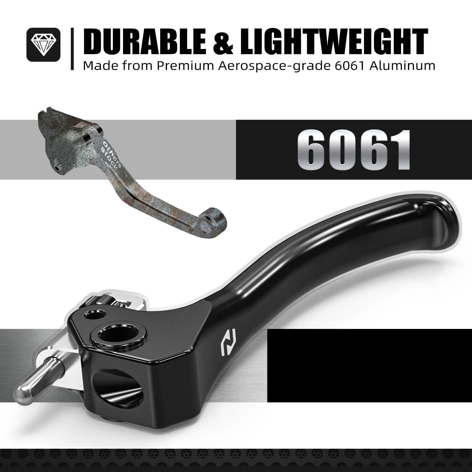 Husqvarna TE/FE 150–501 2022–2024 / GasGas EC/ECF 250–350 2021–2024 NICECNC Shorty Brake Clutch Lever & Fluid Reservoir Cover – CNC 6061-T6 Aluminum – $21–$116