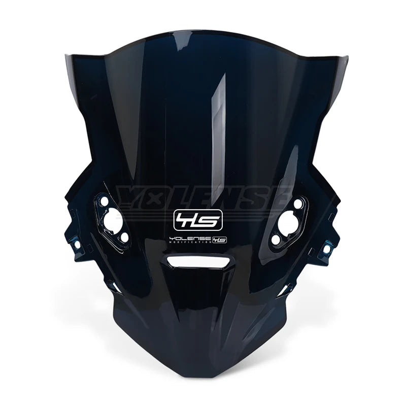 Fit for CFMOTO 675SR 675SR-R 675 SR SRR Motorcycle Accessories Windscreen Wind Deflectors Double Bubble Windshield Screen – YOLENSE ABS Plastic With YLS / NO LOGO Black Gray Light Gray