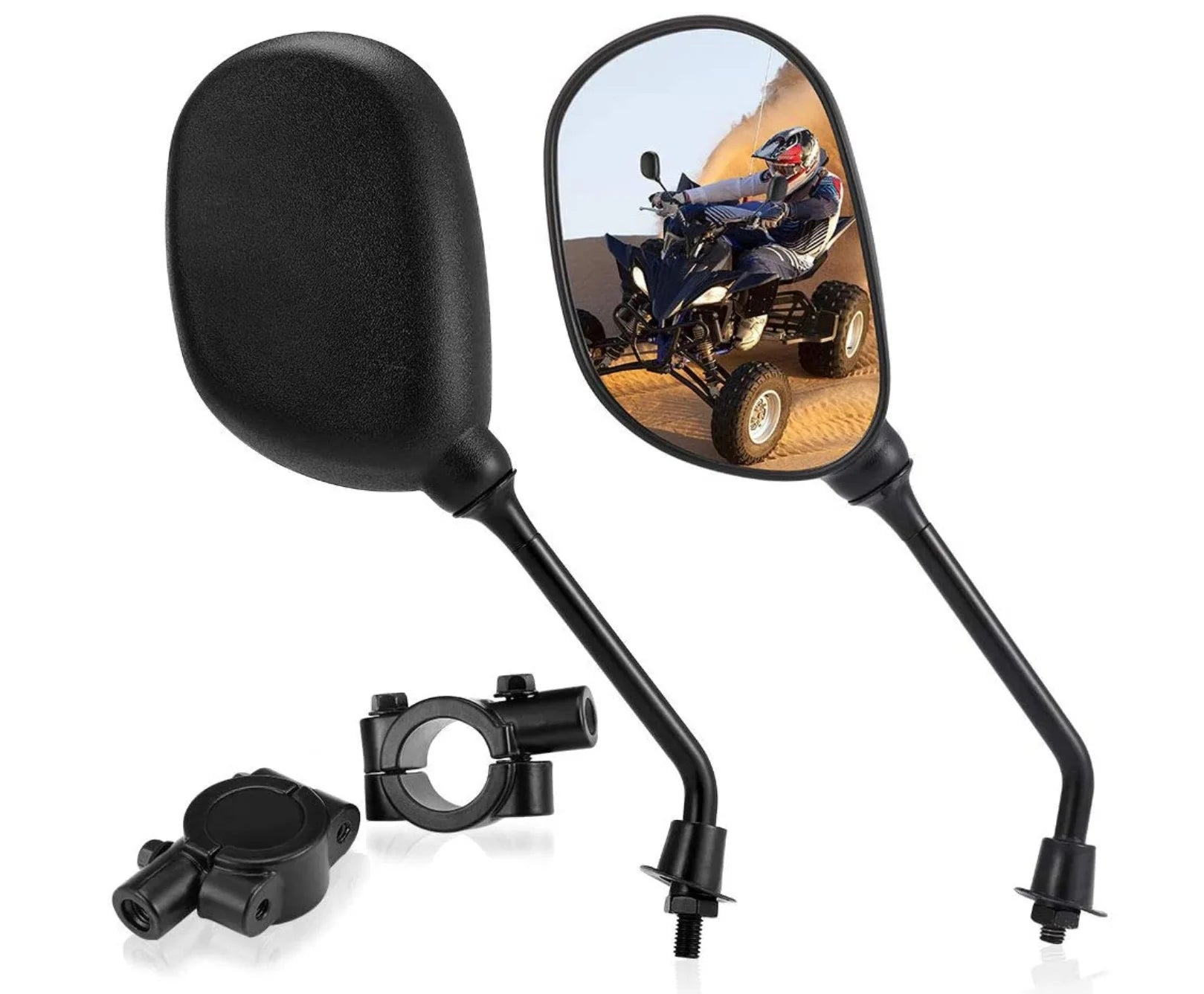 Motorcycle rearview mirror 8mm M8  electric vehicle reversing mirro Scooter Electrical Motor E-Bike Back Side  Convex mirrors