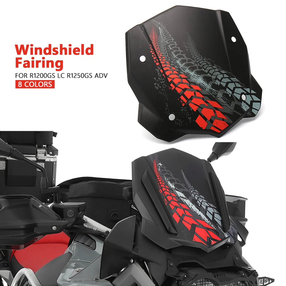 Motorcycle Windshield for BMW R1250GS 2018-2024 ADV LC Rallye Windscreen Deflector Protector Wind Screen – Otilli ABS Plastic 8 Styles R1200GS LC R1250GS Adventure