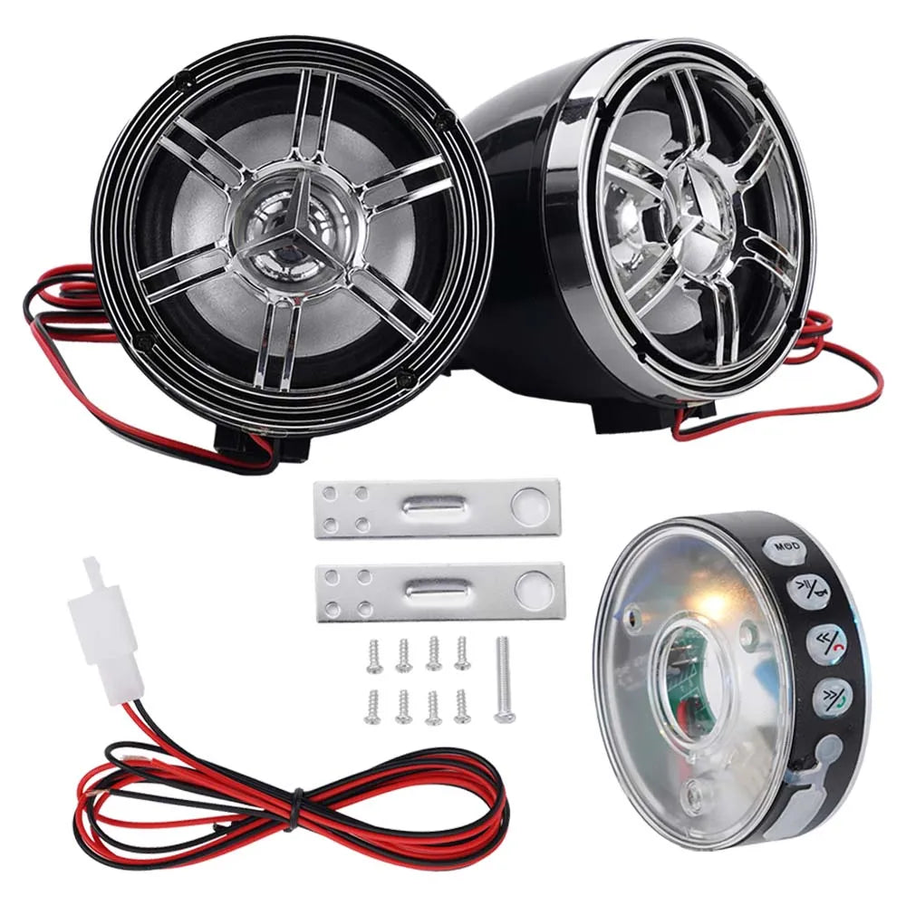 Motorcycle Speakers – 20W Bluetooth Waterproof Speaker Kit