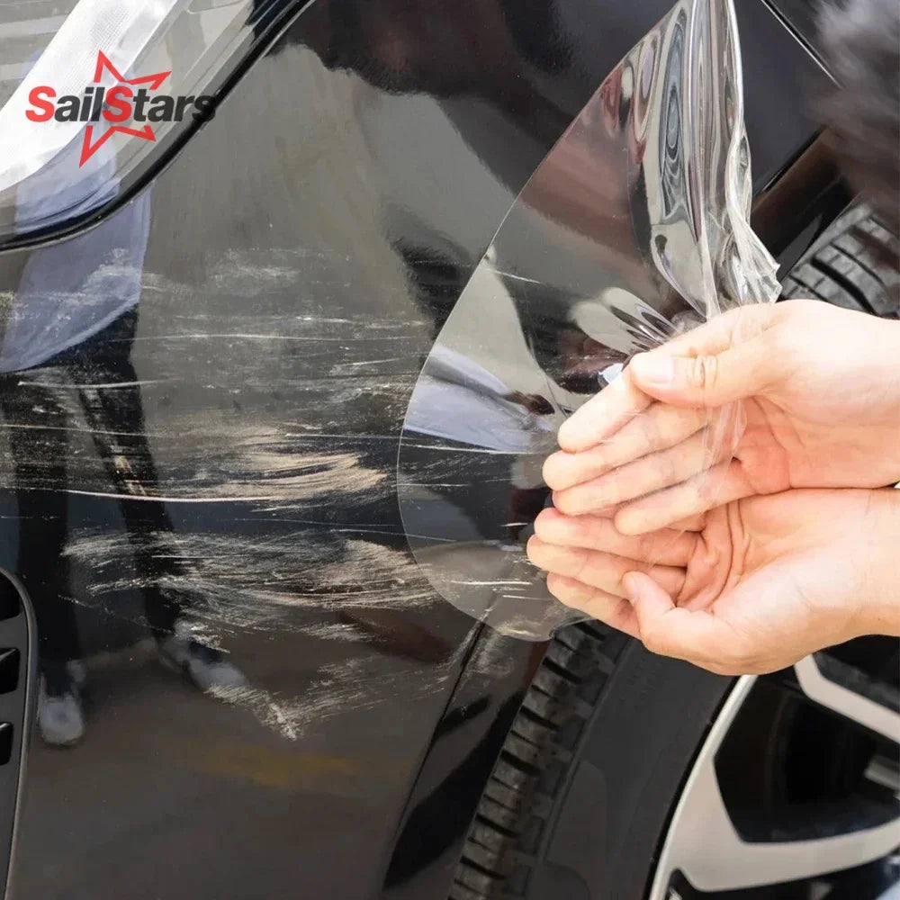 Aomior PPF Paint Protection Film – Glossy Transparent Vinyl Wrap – Car Door Mirror Motorcycle Bicycle – Scratch UV Moisture Protection – 10 / 30 / 50 × 152cm – $16