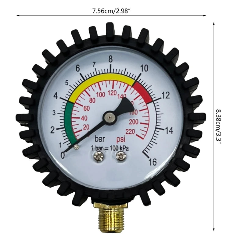 0–220 PSI Tire Pressure Gauge – Professional Heavy-Duty Tire Gauge