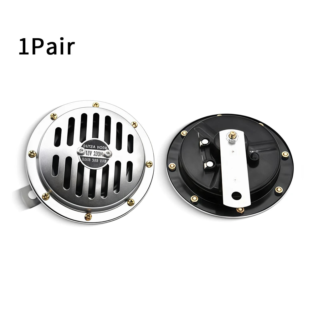 Motorcycle Horn – 12V Super Loud High & Low Tone Waterproof Horn