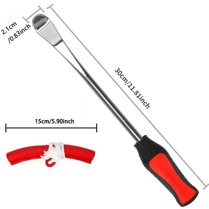 Motorcycle Tire Spoon Lever Kit with Rim Protectors – 30cm Manganese Steel – Car Bike ATV Tire Changing Tools – 5 / 6 / 12pcs – $18–23