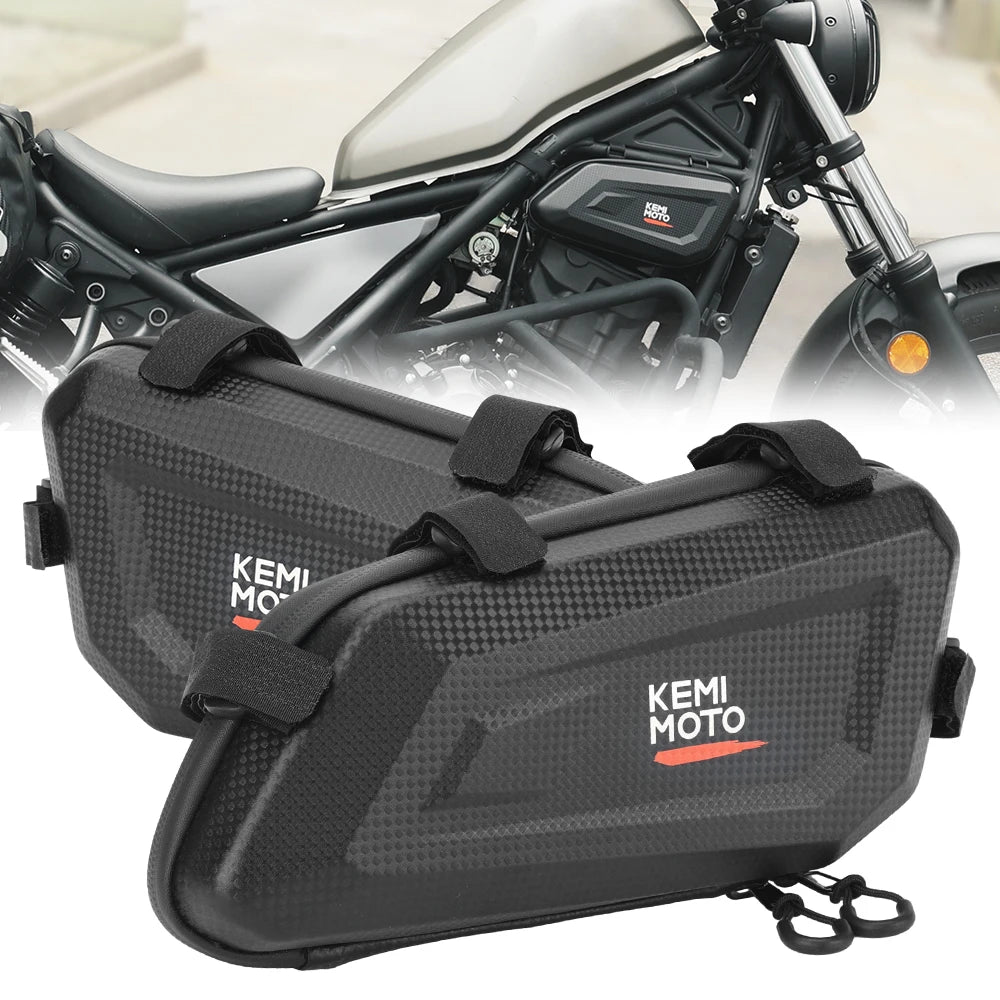 KEMiMOTO Motorcycle Side Bag EVA Hard