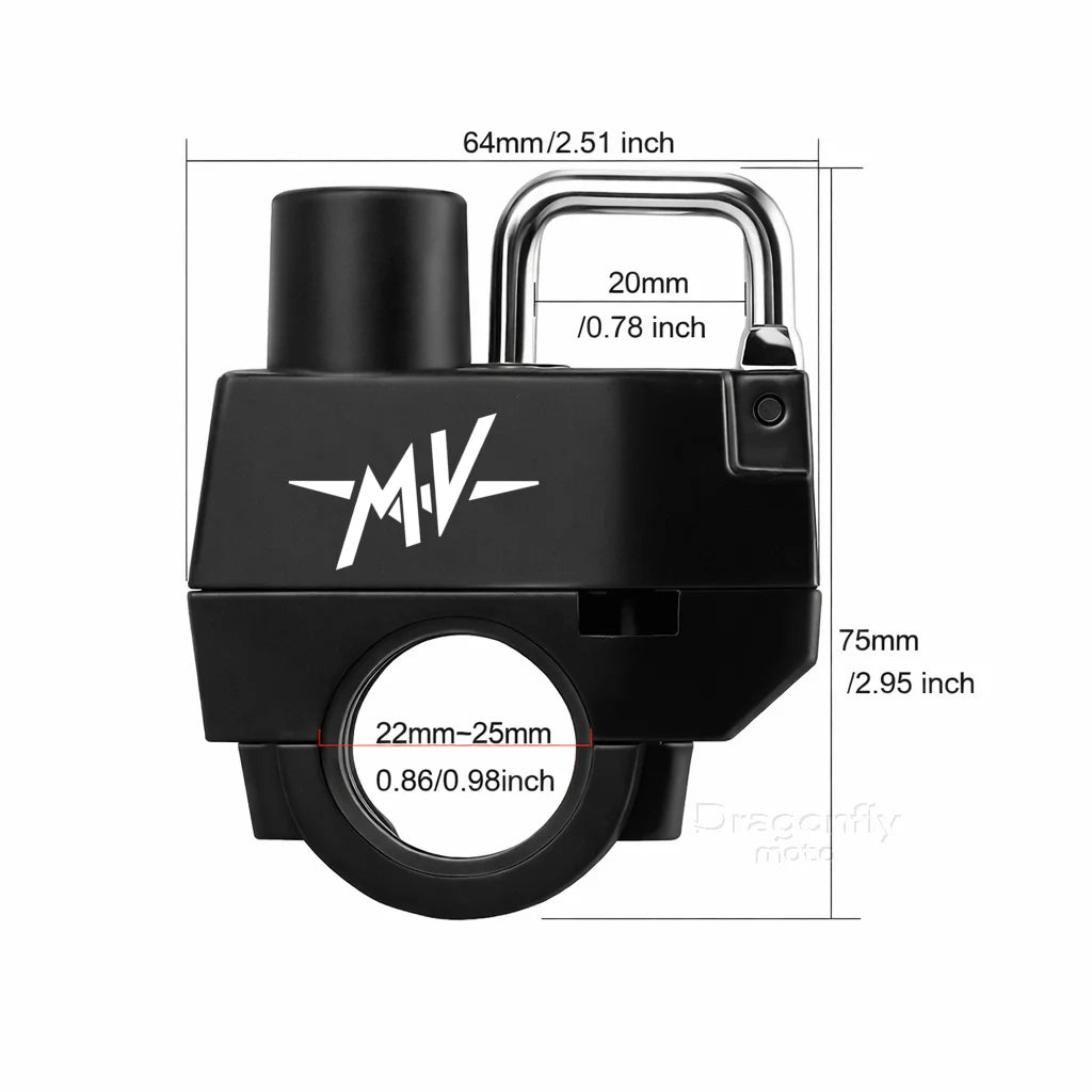 Motorcycle Helmet Lock For MV Agusta 675 800 Brutale 800 1000 Turismo Veloce RC Anti-theft Locker Helmet Lock Locking Device