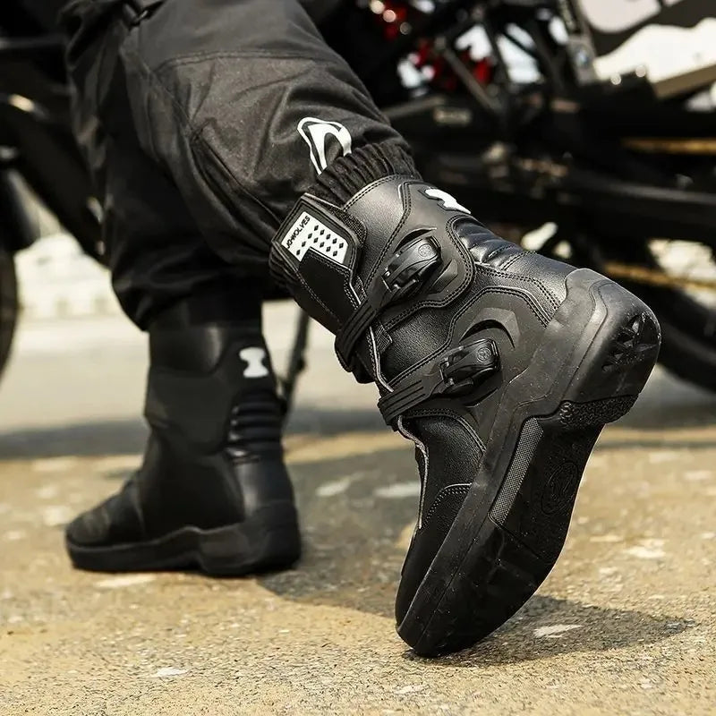 Riding Boots – Waterproof Anti-Slip Off-Road Motorcycle Boots for Outdoor Riding