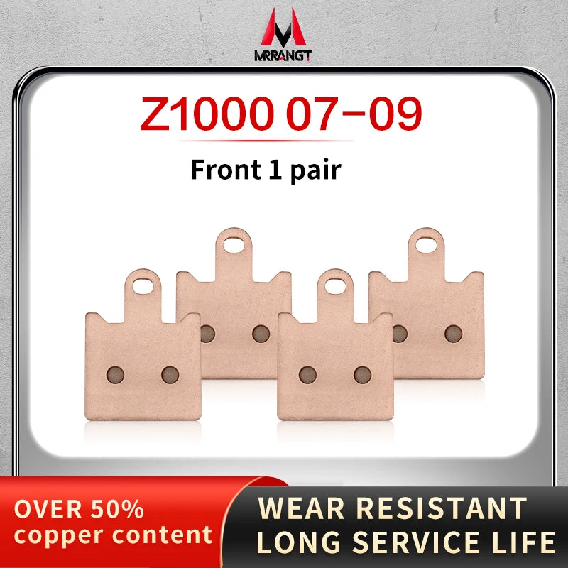 Sintered Metal Brake Pads for Kawasaki Ninja 250 300 400 Z250 Z300 Z800 Z900 Z900RS Z1000 Z1000R – Brake Pad Tools – Front / Rear / Set – from $21