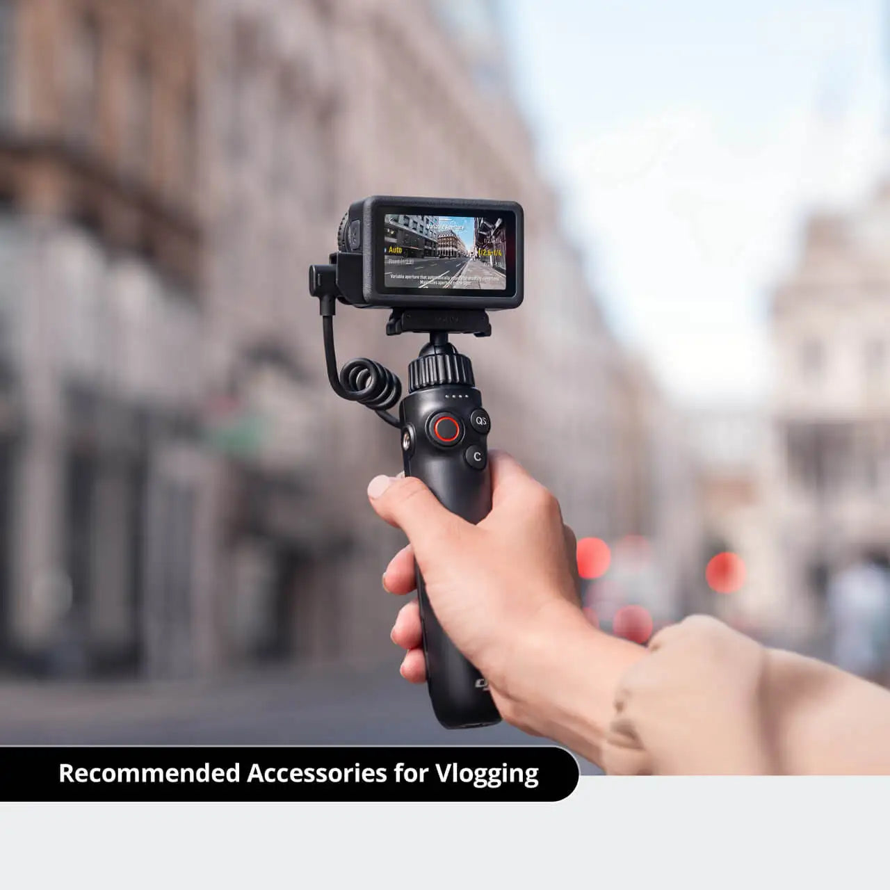 DJI Osmo Action 6 Adventure Combo 8K Waterproof Action Camera Variable Aperture f/2.0 HorizonSteady 360° 20m Underwater 50GB Built-in Storage Dual Mic Gesture Voice Control for Travel Motorcycle Vlog