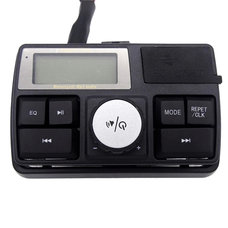 Motorcycle Speakers – 3-Inch Waterproof Stereo, FM Radio & Anti-Theft Alarm