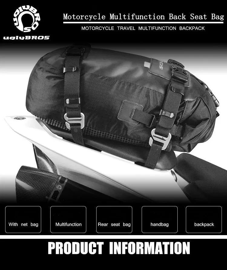 Motorcycle Backpack – Uglybros Waterproof 10L/20L/30L Riding Bag