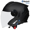 Three Quarter Open Face Helmets with Built In Bluetooth Headset