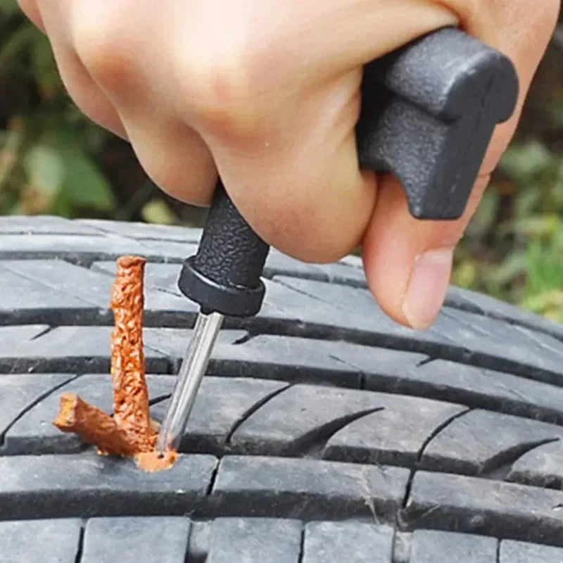 5–50Pcs Tubeless Tyre Puncture Repair Rubber Strips – Car Motorcycle Truck Vacuum Tire Repair – 100×6mm Butyl Rubber – $14