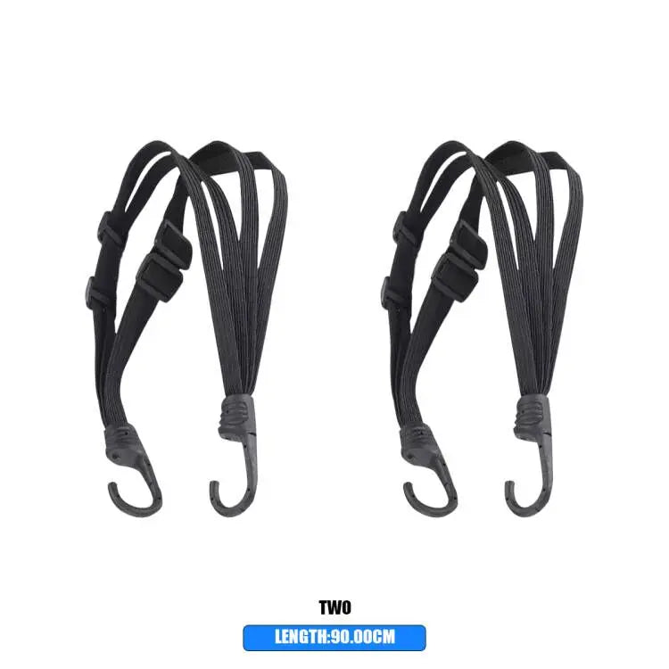 Universal 60cm Motorcycle Luggage Strap Moto Helmet Gears Fixed Elastic Buckle Rope High-Strength Retractable Protective Net