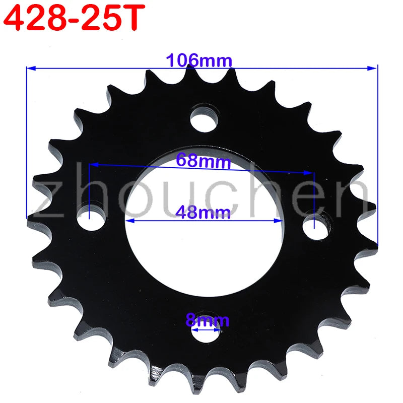 428 Rear Sprocket 48mm Pit Bike 5 Colors