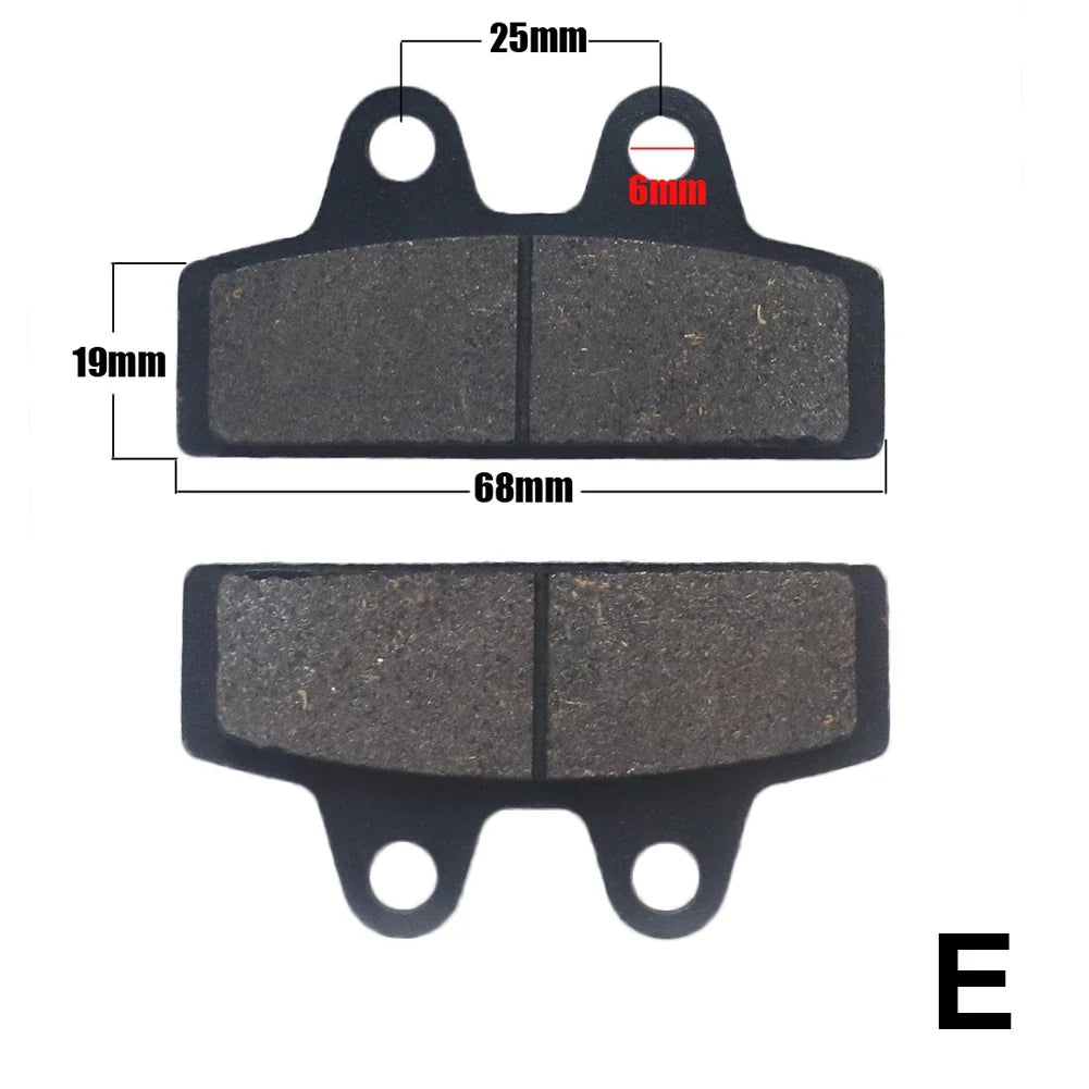 Motorcycle Brake Pads 50cc–250cc – Brake Pad Tools – ATV Quad Go Kart Chinese Dirt Pit Bike Scooter Hydraulic Front / Rear – Metal – 1 Pair – $15