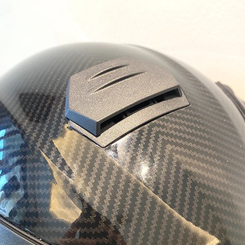 Carbon Fiber Helmets – DOT Certified Full Face Motorcycle Helmet, Colorful All-Season Design for Men & Women