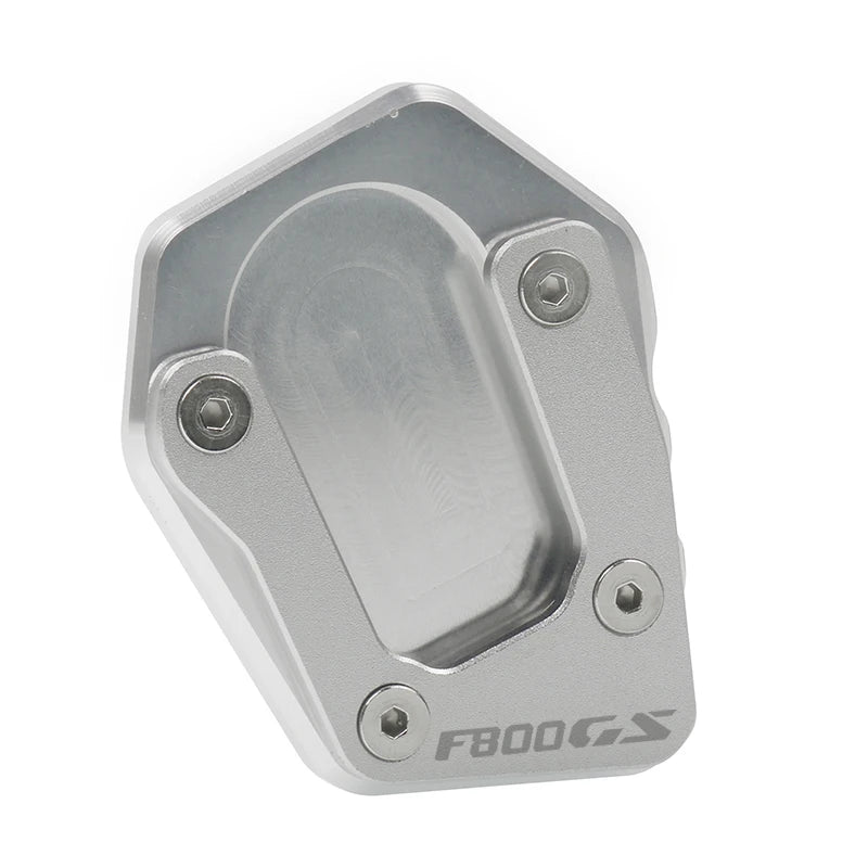 For BMW F800GS F 800GS F800 GS 2024 2025 Motorcycle CNC Kickstand Foot Side Stand Extension Pad Support Plate – YOLENSE CNC Aluminum F800GS Logo No Logo Black Silver Gray Titanium
