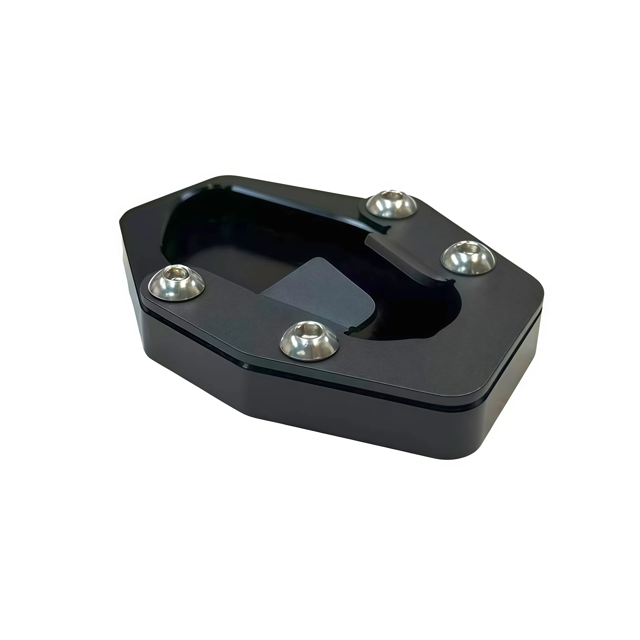 For Himalayan450 Himalayan 450 2024 2025 Motorcycle Accessories Himalayan450 Enlarge Kickstand Extension Plate Pad Pedals – fastcozy Billet Aluminum CNC Black Silver + Keychain Chain