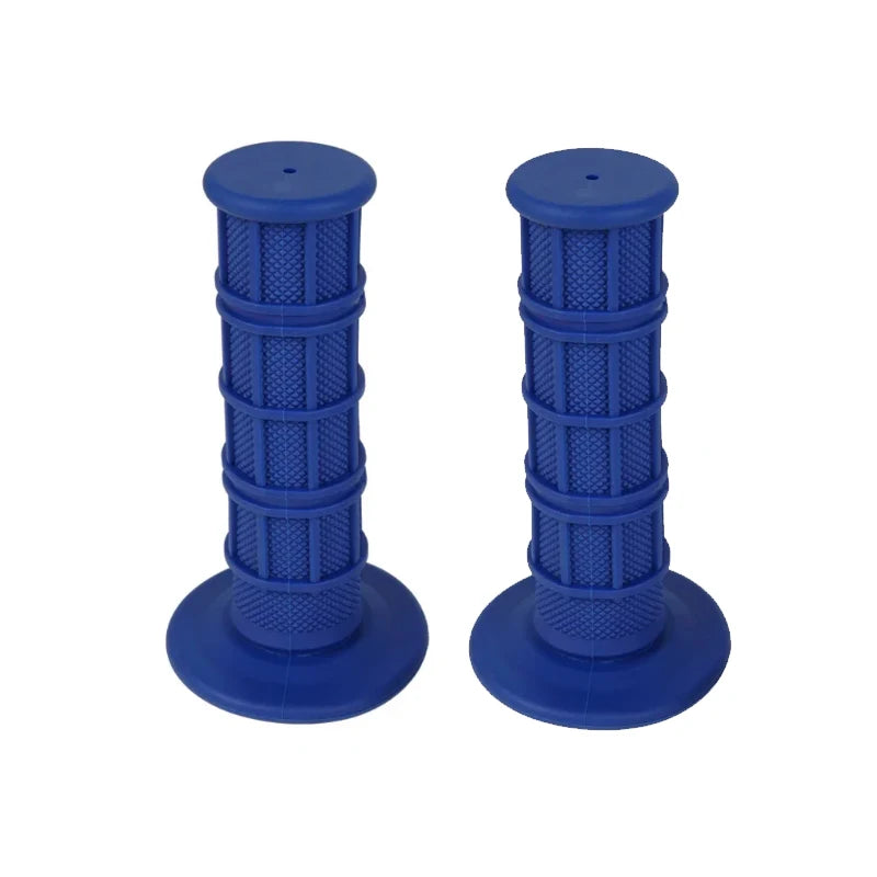 fastcozy Universal Motorcycle Handlebar Grips 7/8" Left 22mm Right 24mm Non-Slip Soft Rubber Modification Moto Handles for Honda Suzuki Ducati Benelli Dirt Bike Motocross – 7 Colors (1 Pair)