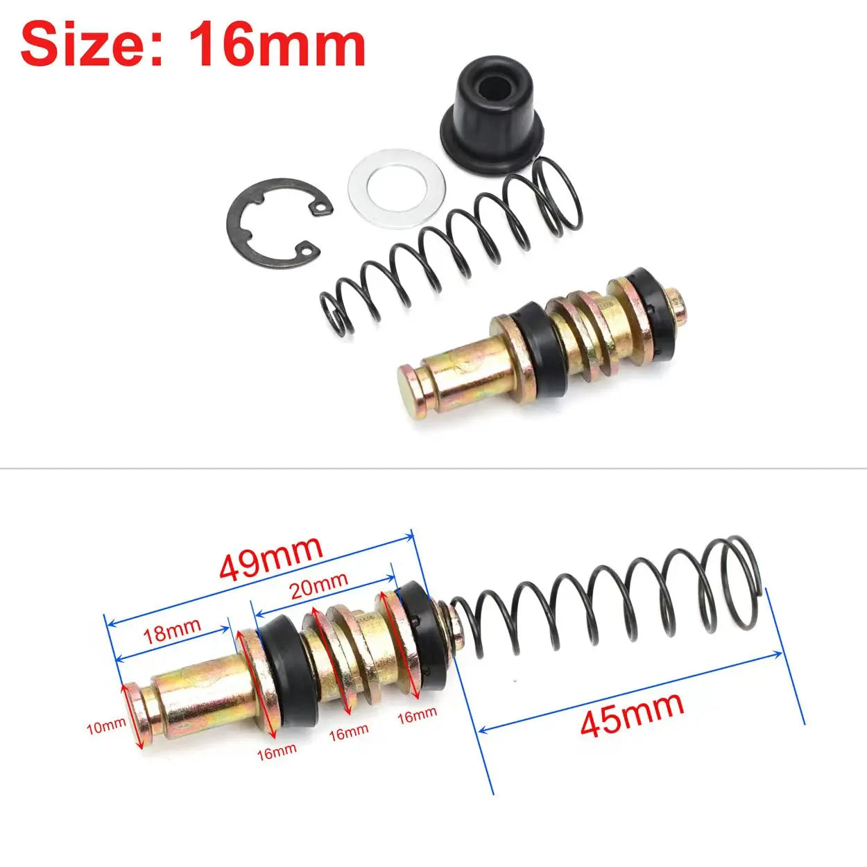 Motorcycle Clutch Brake Pump - 12.7mm