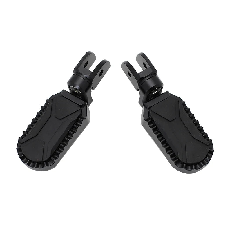 BMW F750GS F850GS F850GS Adventure 2018–2023 Adjustable Front & Rear Foot Pegs – Aluminum + Rubber – Silver or Black – Fixed or 360° Adjustable – $77–$97