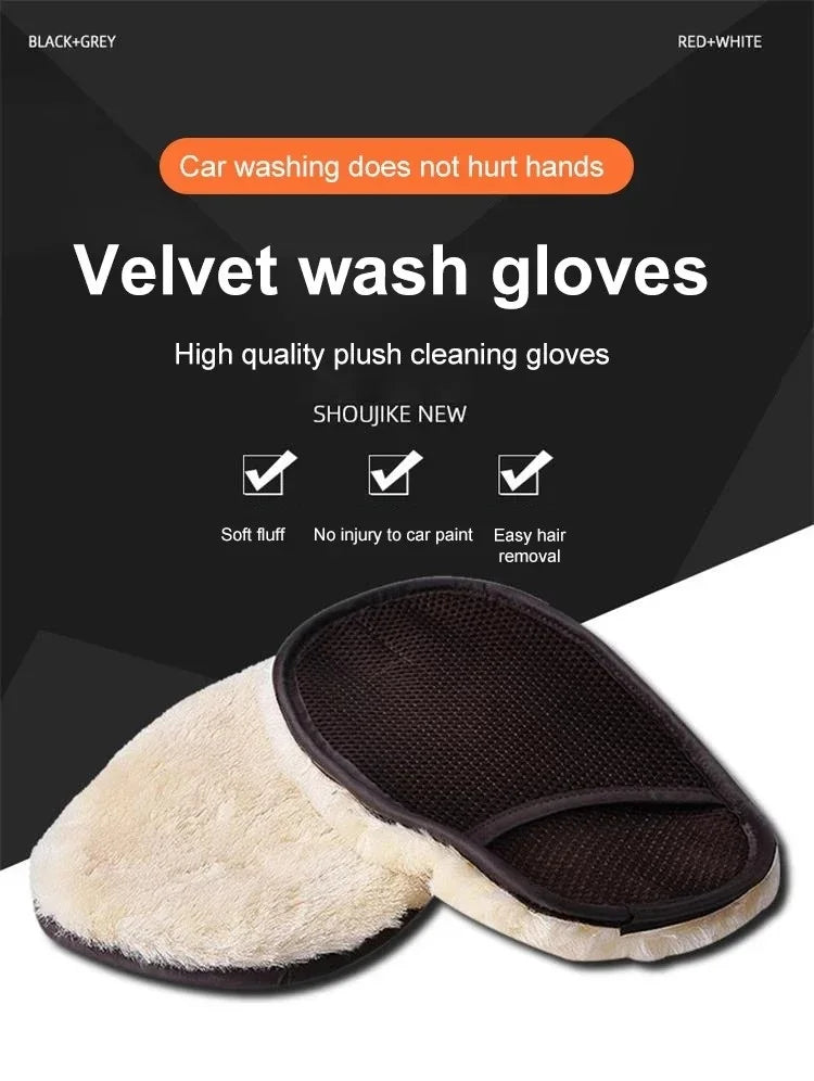 Car Cleaning Washing Gloves