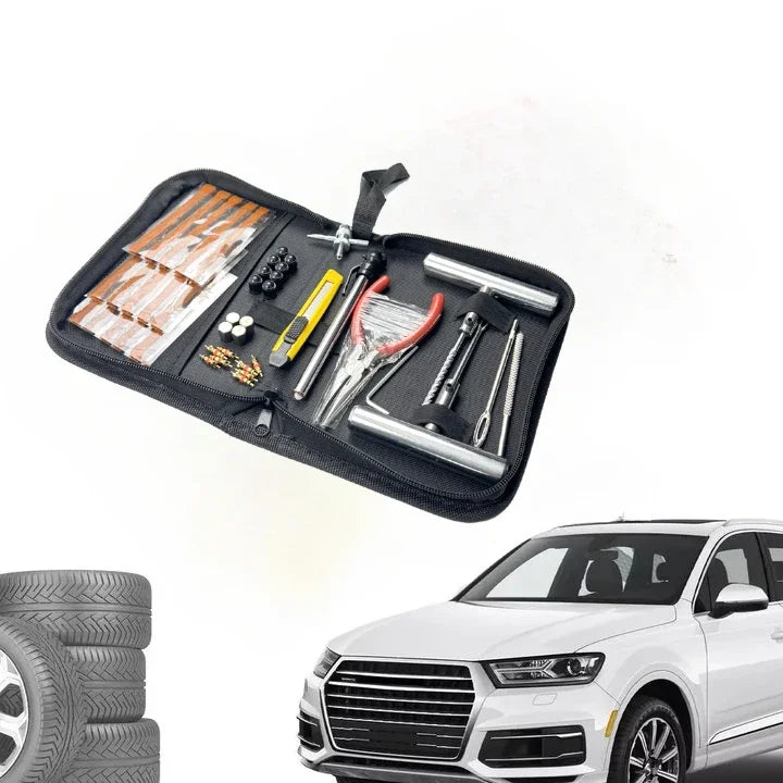 Tubeless Tire Puncture Plug Repair Kit – 33pcs or 45pcs with Storage Box – Car Motorcycle Bike Truck SUV – $18–20