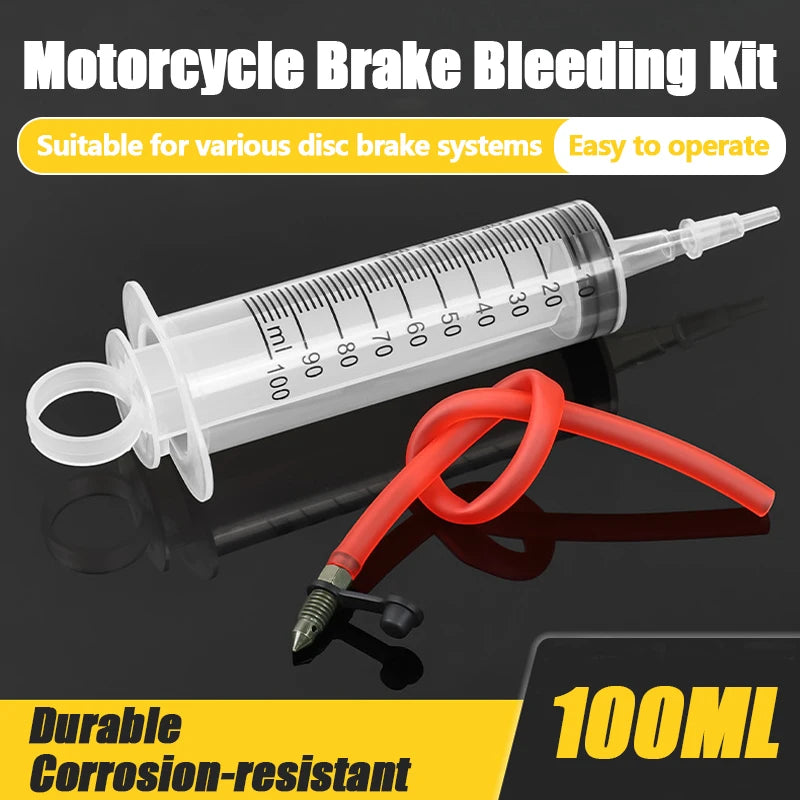 Motorcycle Brake Bleeding Syringe Kit - 160ML