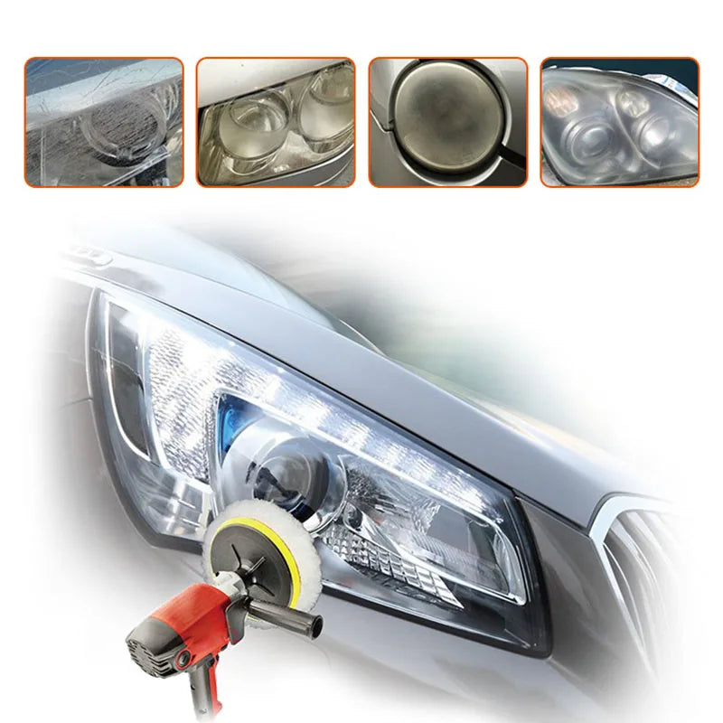 Professional Car & Motorcycle Headlight Restoration Kit – Wet Sand + Polish + UV Protect – Removes Yellowing Scratches – Car / Motorcycle / ATV – 24 Set Options – $40