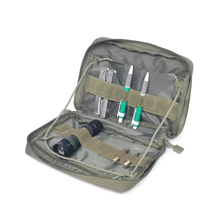 Military Tactical EDC First Aid Bag Outdoor Emergency Kit Bag for Camping Hunting Multi-Purpose Small Shoulder Bag