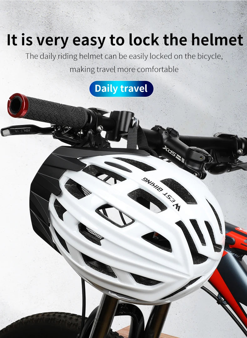 WEST BIKING Mini Bike Helmet Lock Portable Aluminum Alloy Bicycle Motorcycle Anti-theft Safety Lock MTB Road Bike Accessories