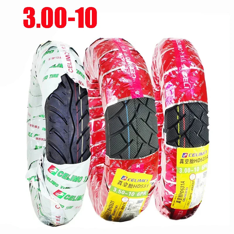 3.00-10 / 3.50-10 10" Tubeless Scooter Tire – Front/Rear for Honda, Yamaha, Suzuki, Kymco & More