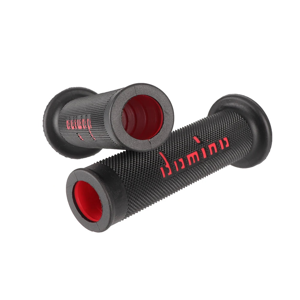 Universal Motorcycle Handlebar Grips 7/8" Left 22mm Right 24mm Non-Slip Silicone Gel Rubber Brake Grips for ATV Dirt Pit Bike Racing Motocross – 9 Colors (1 Pair)