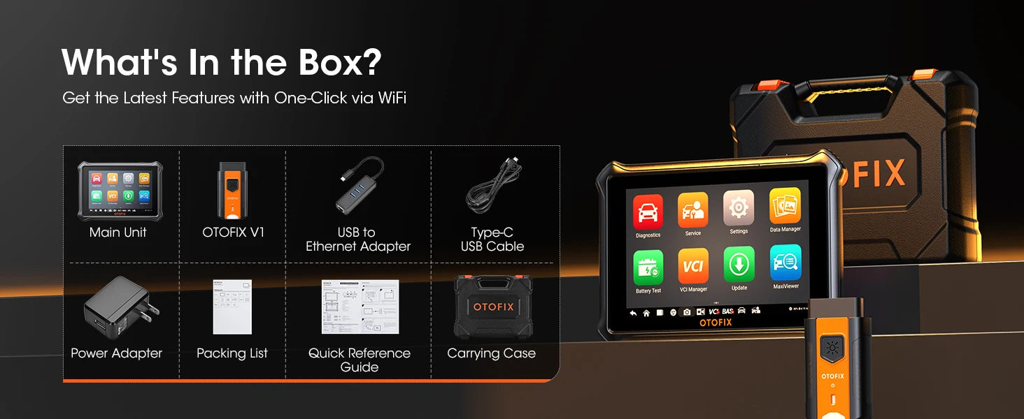 OTOFIX D1 Lite Bi-Directional OBD2 Scanner – 38+ Resets – All System – FCA SGW – DoIP + CAN FD – 7" Android Tablet – 2-Year Free Update – $518