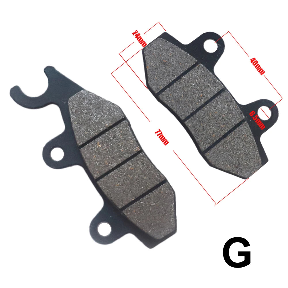 Motorcycle Brake Pads 50cc–250cc – Brake Pad Tools – ATV Quad Go Kart Chinese Dirt Pit Bike Scooter Hydraulic Front / Rear – Metal – 1 Pair – $15
