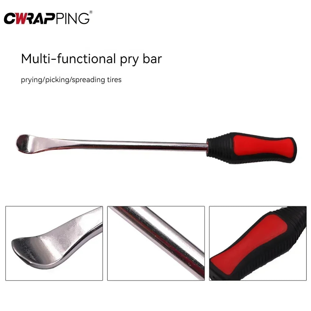 Motorcycle Wheel Rim Protector & Tire Changing Lever Spoon Kit – Wheel Guard with Crowbar – Car Bicycle Universal – from $12