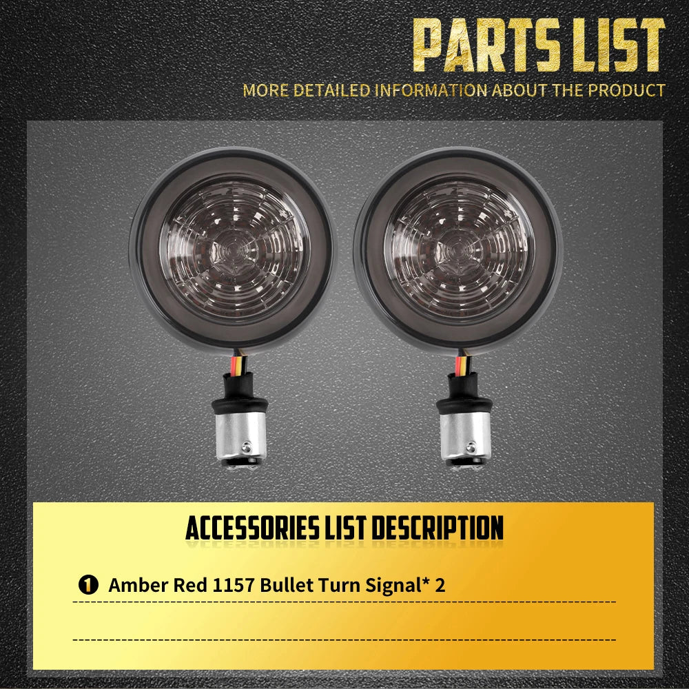 LED Turn Signal Bulbs – 1157 LED Indicator Light for Harley-Davidson