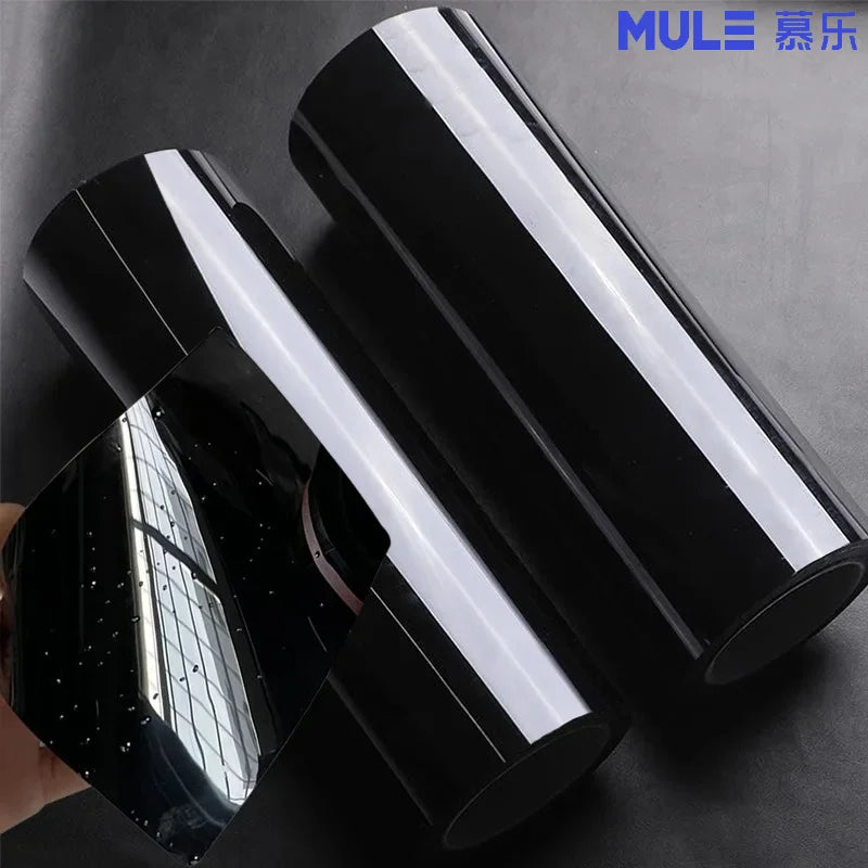 Piano Black Glossy PVC Vinyl Wrap Film – Scratch Resistant Bubble-Free Self-Adhesive – Car Motorcycle Laptop – 10–50cm Wide – $8–48