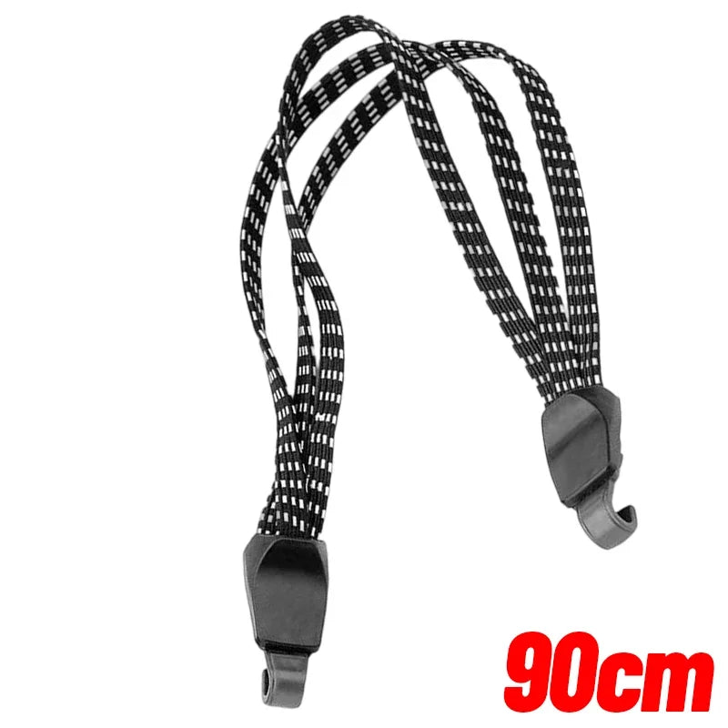 Bungee Straps – 90cm Adjustable Motorcycle Luggage & Helmet Strap