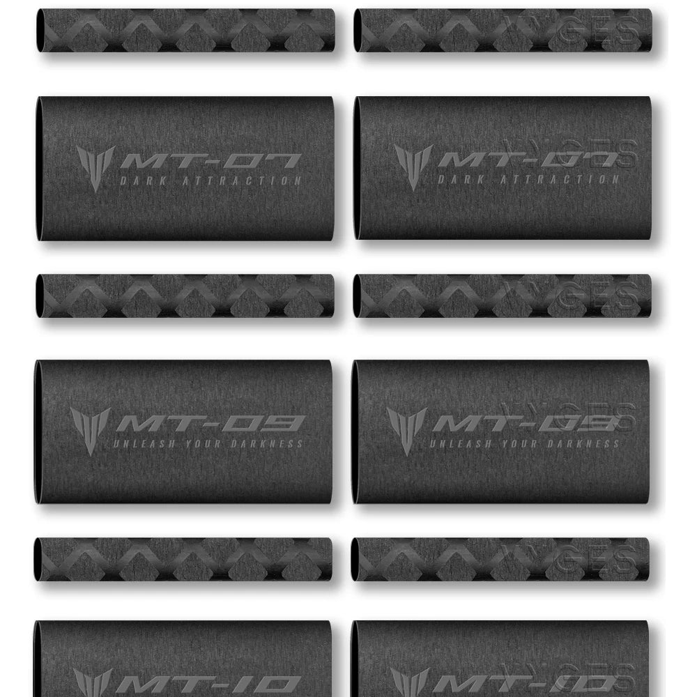Yamaha MT-03 / MT-07 / MT-09 / MT-10 / MT-125 Heat Shrinkable Handlebar Grip Cover – Brake & Clutch Lever Sleeve – 6 Variants – $16