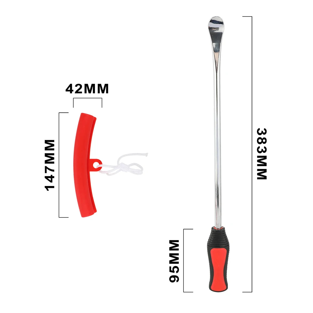 Motorcycle Tire Spoon Lever Set with Bead Buddy & Bead Breaker – Pit Dirt Bike MX – Red – $52