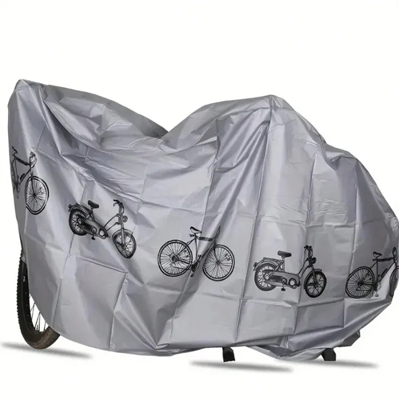 Waterproof Bicycle Gear Raincover Outdoor Sunscreen Motorcycle Bike Cover MTB Case Protector Bike Accessory – UV Protection Easy Install Grey / Plastic (1pc / 2pcs)