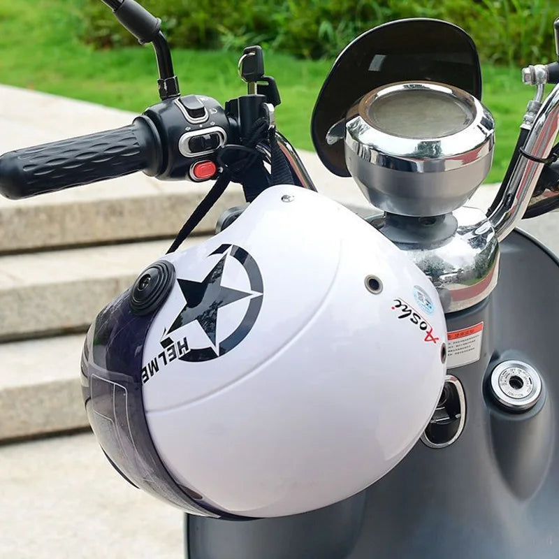 Universal Motorcycle Helmet Lock Anti-Theft Bicycle Bike Anti-theft Security Fixed Lock Metal Multi-function Moto Accessories
